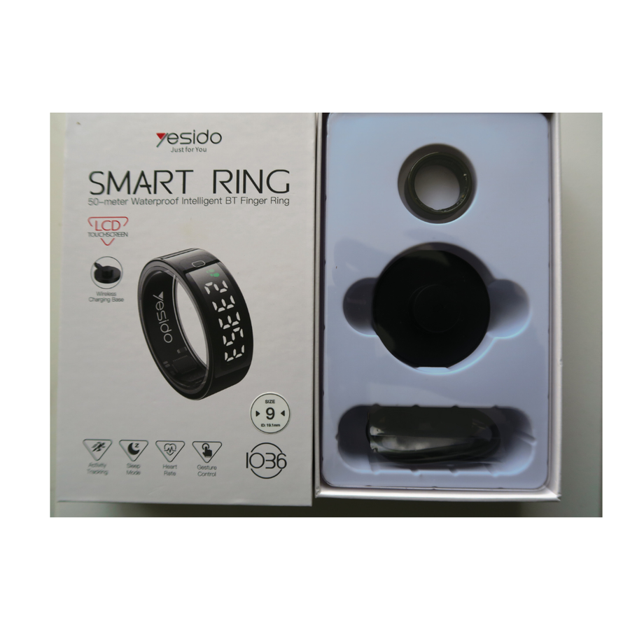 SMART RING™ – Bague Connectée, le digital au bout des doigts (etuit)